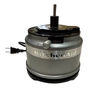 KitchenAid KFC3516CU 3.5 Cups Food Chopper Silver Replacement Base Tested‎ A+